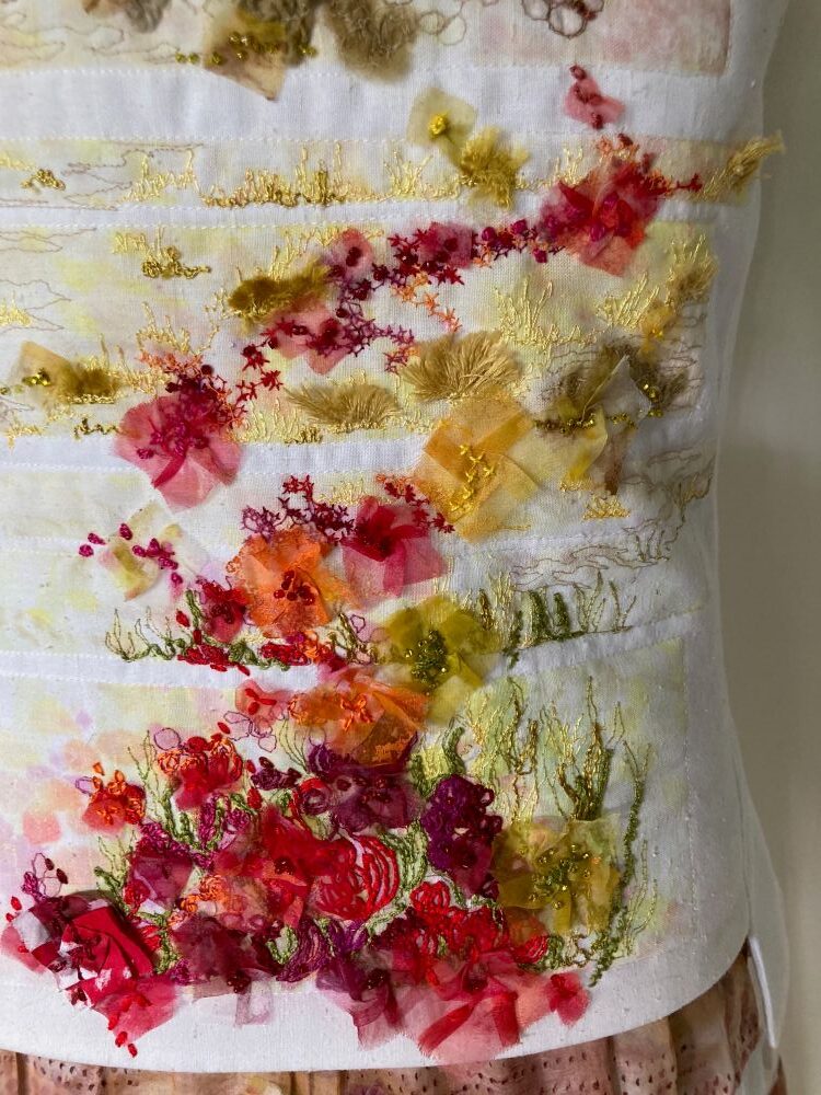 Desert in Bloom - cocktail outfit detail
